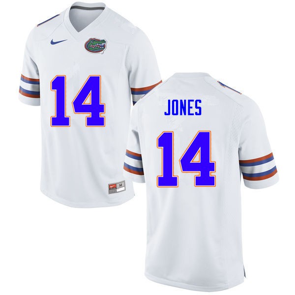 Men #14 Emory Jones Florida Gators College Football Jerseys White